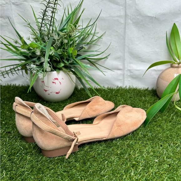 PAUL GREEN🍂🍂Kary Nude suede leather flats Size 9 - Picture 5 of 13